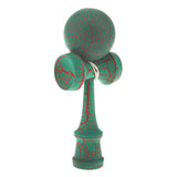 Maxbell Wooden Crack Paint Kendama Toy Kids Ball Games Green & Red