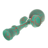 Maxbell Wooden Crack Paint Kendama Toy Kids Ball Games Green & Red