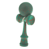 Maxbell Wooden Crack Paint Kendama Toy Kids Ball Games Green & Red