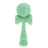 Maxbell Wooden Crack Paint Kendama Toy Kids Ball Games Green & White