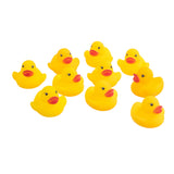 Maxbell 10 Pieces Yellow Baby Children Bath Toys Cute Rubber Squeaky Duck Ducky