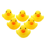 Maxbell 10 Pieces Yellow Baby Children Bath Toys Cute Rubber Squeaky Duck Ducky