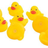 Maxbell 10 Pieces Yellow Baby Children Bath Toys Cute Rubber Squeaky Duck Ducky