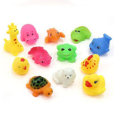 Maxbell Practical 12pcs Children Kids Mixed Cute Animal Bathing Swimming Pool Toy