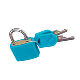 Maxbell Small Padlock with Two Keys for Luggage Suitcase Bag Light Blue