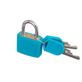 Maxbell Small Padlock with Two Keys for Luggage Suitcase Bag Light Blue