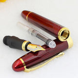 Maxbell Luxury Jinhao X450 Deep Red Fine Twist Carven B Nib Fountain Pen