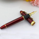 Maxbell Luxury Jinhao X450 Deep Red Fine Twist Carven B Nib Fountain Pen