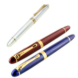 Maxbell Luxury Jinhao X450 Deep Red Fine Twist Carven B Nib Fountain Pen
