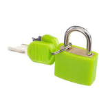 Maxbell Small Padlock with Two Keys for Luggage Suitcase Bag Green