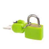 Maxbell Small Padlock with Two Keys for Luggage Suitcase Bag Green
