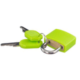 Maxbell Small Padlock with Two Keys for Luggage Suitcase Bag Green