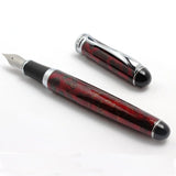 Maxbell NEW FINE Red ice Medium Nib FOUNTAIN PEN JINHAO X750