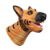 Maxbell Yellow Dog Head Action Figure Hand Puppet Toy Gift