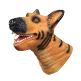 Maxbell Yellow Dog Head Action Figure Hand Puppet Toy Gift