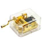 Maxbell Hand Crank Music Box Movement Play Amazing Grace - Gold