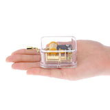 Maxbell Hand Crank Music Box Movement Play Memory-Gold