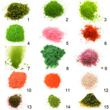 Maxbell Orange Red Foliage Model Scenic Material for Mini Tree DIY