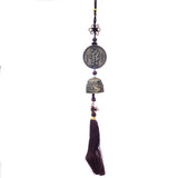Maxbell Chinese Fu Character Blessing Good Luck Hanging Windchime Feng Shui Bell