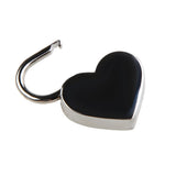 Maxbell Mini Padlock Heart Shape Luggage Case Crystal Padlock With Key