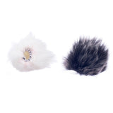 Maxbell White Fur Microphone Windscreen for Lapel Lavalier Mic