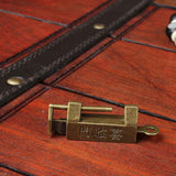 Maxbell Retro Chinese Old Style Lock Padlock Bronzy Vintage Antique Locks