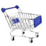 Maxbell Mini Shopping Cart Trolley Toy Dark Blue