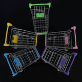 Maxbell Mini Shopping Cart Trolley Toy Dark Blue