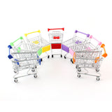 Maxbell Mini Shopping Cart Trolley Toy Dark Blue
