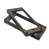 Maxbell 2pcs Rosewood Humbucker Pickup Mounting Frame for Electric Guitar