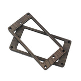 Maxbell 2pcs Rosewood Humbucker Pickup Mounting Frame for Electric Guitar
