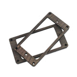Maxbell 2pcs Rosewood Humbucker Pickup Mounting Frame for Electric Guitar