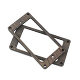 Maxbell 2pcs Rosewood Humbucker Pickup Mounting Frame for Electric Guitar