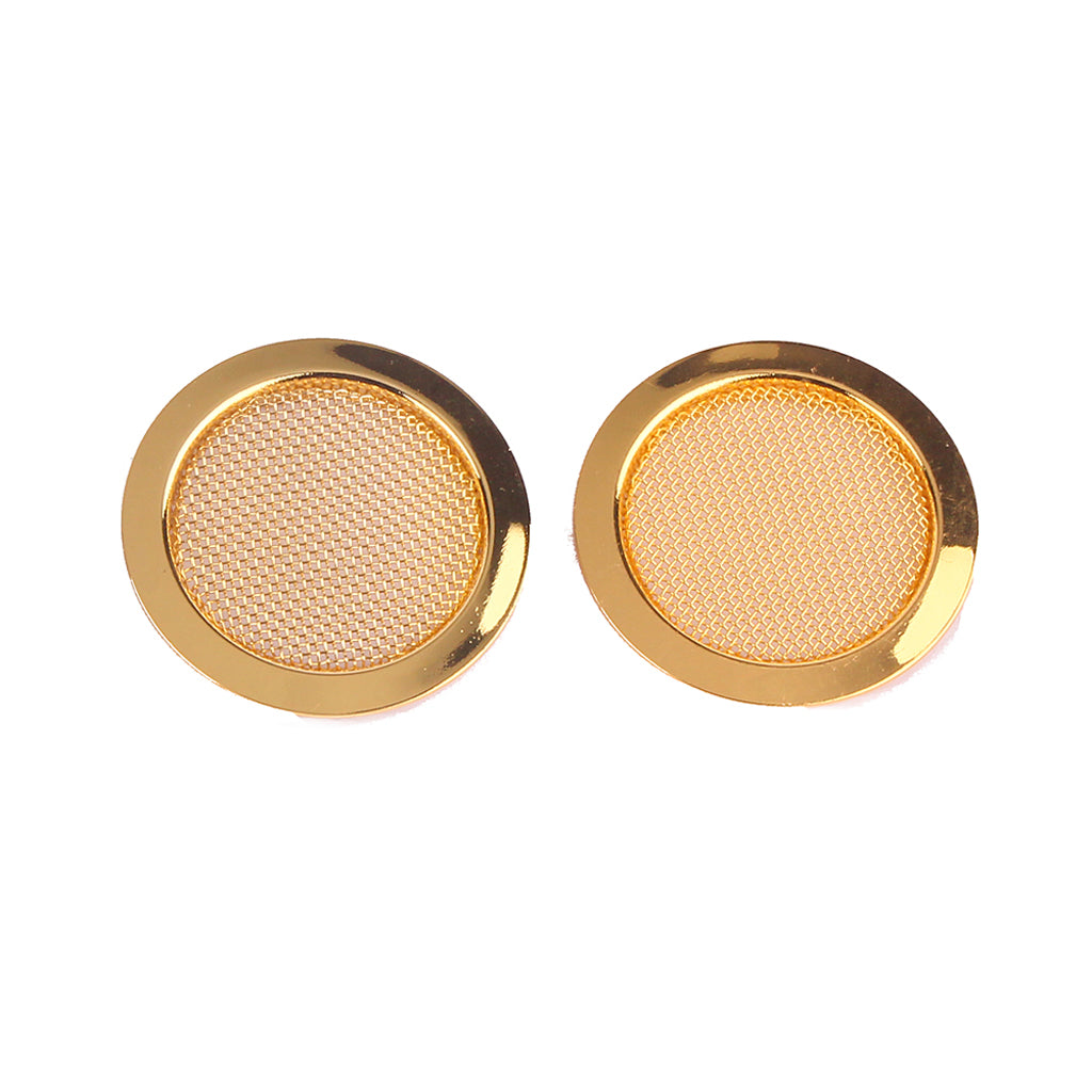 ⚡️Buy Maxbell 2psc Gold Plated Screened Sound Hole Inserts for Dobro ...