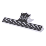 Maxbell Music Paper Sheet Document Files Clip Holder- Black & Yellow