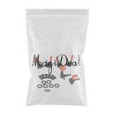 Maxbell 3L 3R Sealed Guitar Turner Machine Heads Black+Red