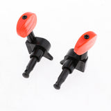 Maxbell 3L 3R Sealed Guitar Turner Machine Heads Black+Red