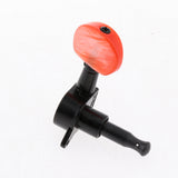 Maxbell 3L 3R Sealed Guitar Turner Machine Heads Black+Red
