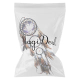 Maxbell Handmade Wolf Pattern Feather w/ Beads Dream Catcher Wall Hanging Decoration