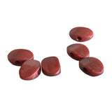 Maxbell 6pcs Oval Plastic Guitar Tuner Machine Head Pearloid Buttons Red