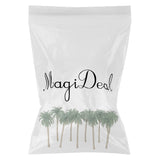 Maxbell 10pcs Green Model Coconut Palm Trees 1/100 11cm