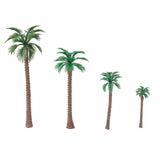 Maxbell 10pcs Model Coconut Palm Trees 1/100 11cm