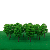 Maxbell 20pcs Green Model Trees 1:150 7cm