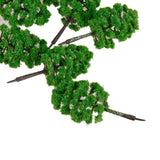 Maxbell 20pcs Green Model Trees 1:150 7cm