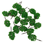 Maxbell 20pcs Green Model Trees 1:150 7cm
