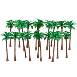Maxbell 20pcs Model Coconut Palm Trees 1/150 6cm