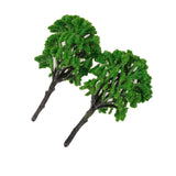 Maxbell 5pcs Green Model Trees 1:50-1:75 16cm