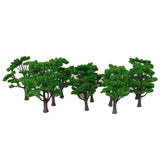Maxbell 10pcs Green Model Trees 1:100 & 1:150