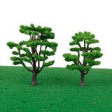 Maxbell 10pcs Green Model Trees 1:100 & 1:150