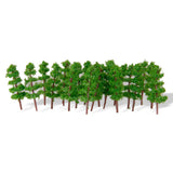 Maxbell 100pcs Green Model Trees 1:400-1:500 4cm TC40